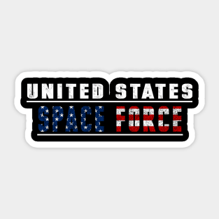 Space Force Distressed T-shirt, Trending anti-trump tshirt Sticker